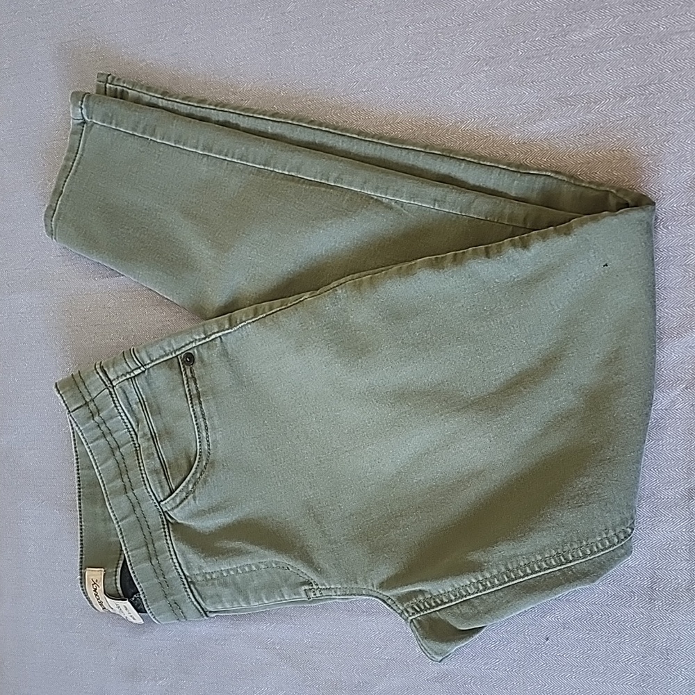 Democracy  The Glider  Olive Green Jeggings sz 8